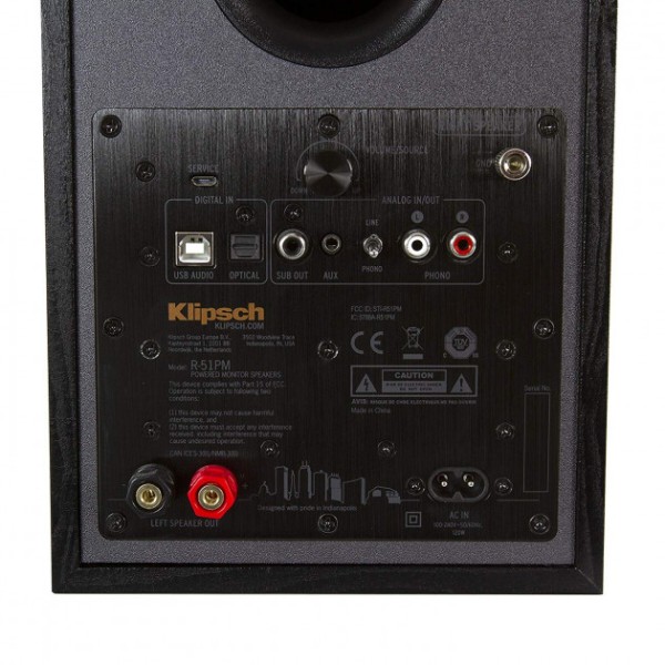 Фото - Комп'ютерна акустика звичайна 2.0 Klipsch Reference R-51PM Black
