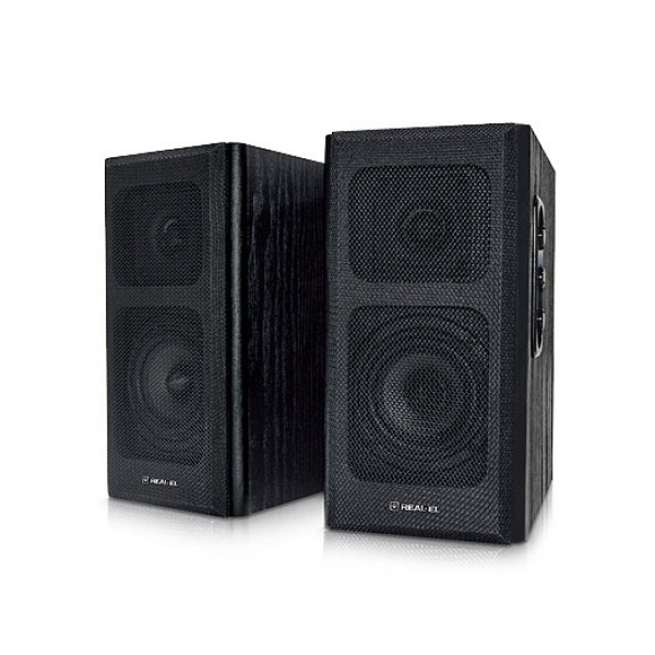 Фото - Комп'ютерна акустика звичайна 2.0 REAL-EL S-250 Black (EL121000005)