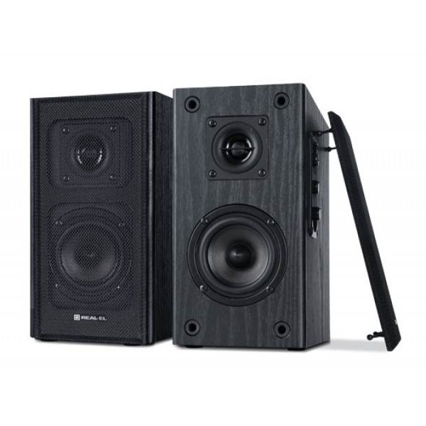 Фото - Комп'ютерна акустика звичайна 2.0 REAL-EL S-250 Black (EL121000005)