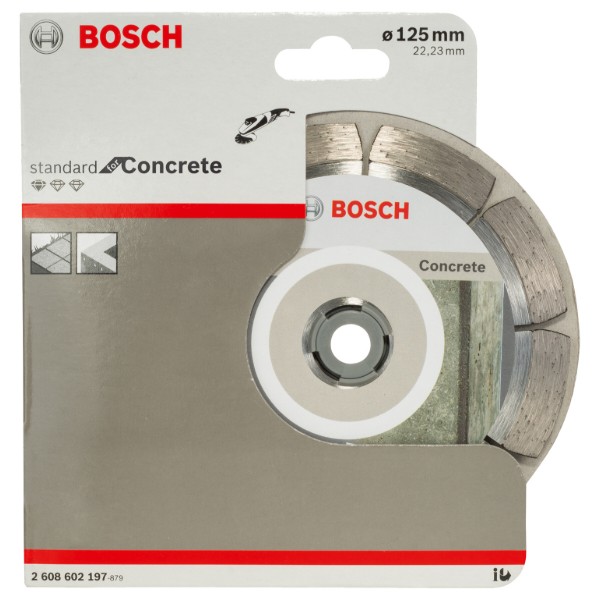 Фото - Диск алмазний Bosch Standard for Concrete 125x22.23 мм (2.608.602.197)