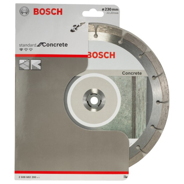 Фото - Диск алмазний Bosch Standard for Concrete 230-22.23 (2.608.602.200)