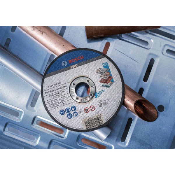 Фото - Круг відрізний по металу Bosch Multi Construction 125х1.6мм (2.608.602.383)