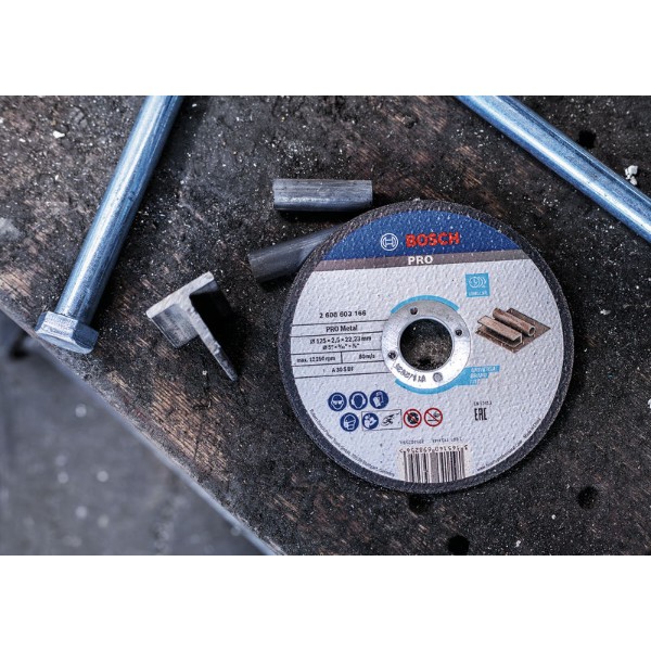Фото - Диск шліфувальний по металу Bosch Standard 125 х 2.5 мм (2.608.603.166)