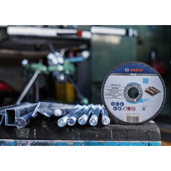 Фото - Диск шліфувальний по металу Bosch Standard 125 х 2.5 мм (2.608.603.166)