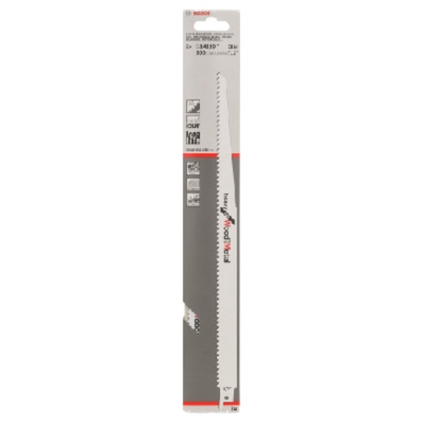 Фото - Полотно Bosch S 1411 DF 6TPI 2 шт. (2.608.654.834)