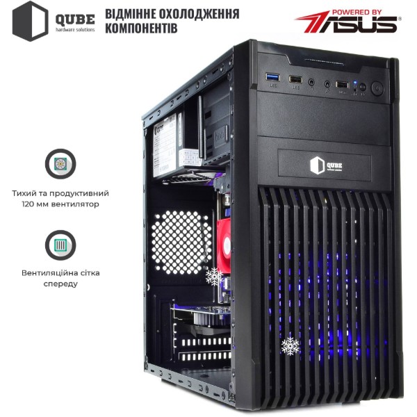 Фото - Системный блок QUBE QB Athlon 3000G GT 1030 2GB 82 (Athlon3000GGT10302GB82)