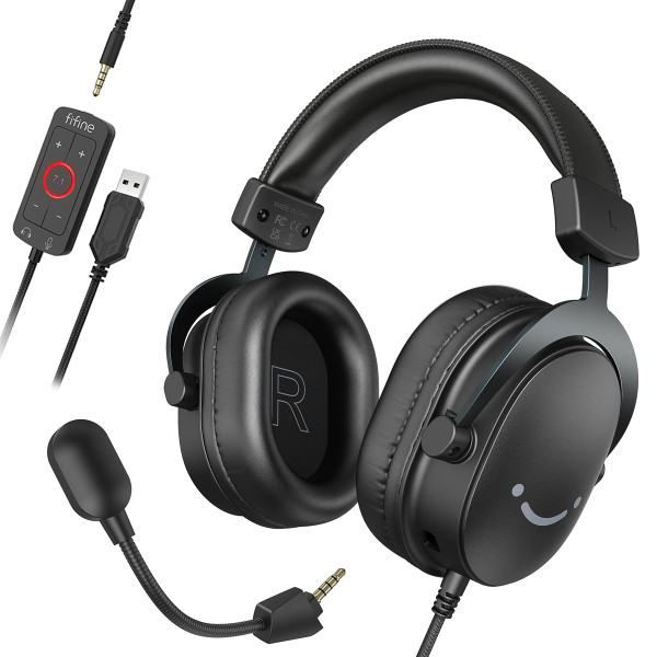 Фото - Гарнитура проводная игровая Fifine H9 Black