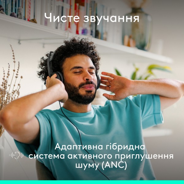 Фото - Гарнітура дротова Logitech Zone Wired 2 USB Graphite (981-001619)