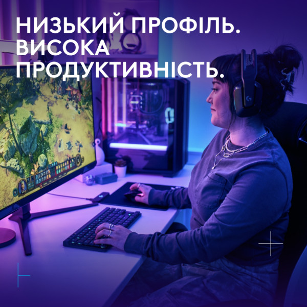 Фото - Клавіатура бездротова ігрова Logitech G515 Lightspeed TKL Mechanical Tactile Wireless (920-014075)