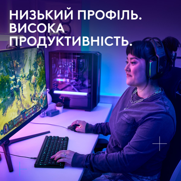 Фото - Клавіатура дротова ігрова Logitech G515 TKL Wired Gaming Keyboard Black (920-014133)
