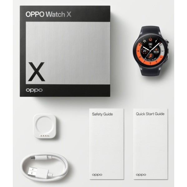 Фото - Смарт-годинник OPPO Watch X 47mm Platinum Black