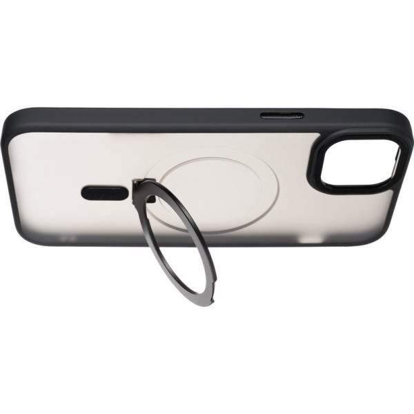 Фото - Чохол для смартфону Gelius Bumper Case MagSafe Stand for iPhone 15 Plus Black (94478)