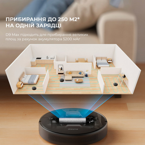 Фото - Робот-пылесос моющий Dreame D9 Max (RLD33GA-Bl)