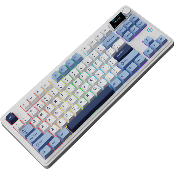 Фото - Клавиатура беспроводная игровая Ajazz AK870 PLUS (AK870-MU-BWD)