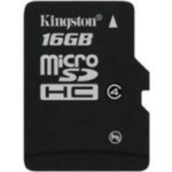 Фото - Карта памяти Kingston microSD 16GB Class 4+SD adapter (SDC4/16GB)