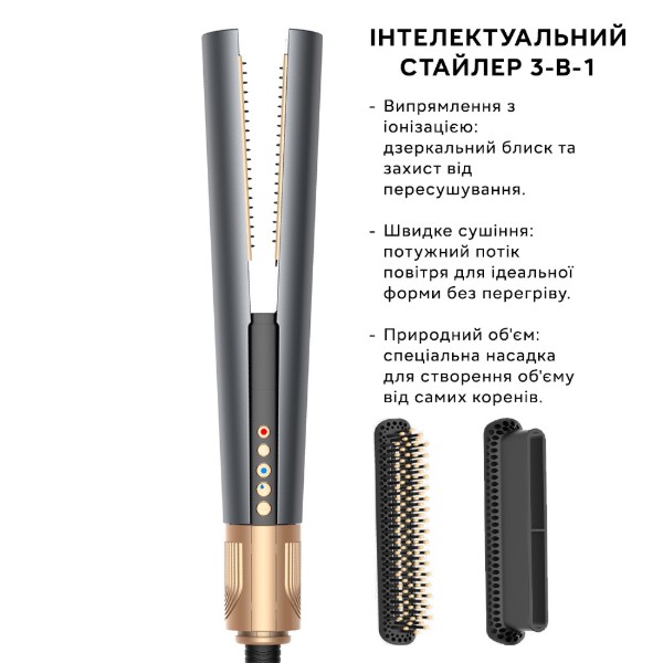 Фото - Выпрямитель волос INSPIRE WT-052 Grey/Pink