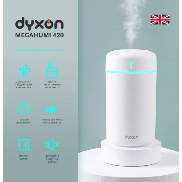 Фото - Зволожувач повітря Dyxon MEGAHUMI 420 White (DXNZVMGHMI420W)