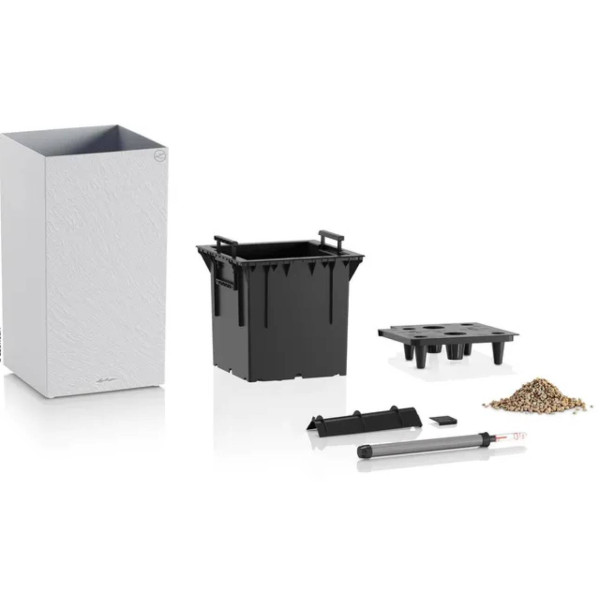 Фото - Вазон Lechuza Canto Slatestone High 30 світло-сірий 15935