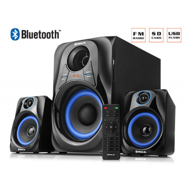 Фото - Комп'ютерна акустика 2.1 REAL-EL M-380 Black