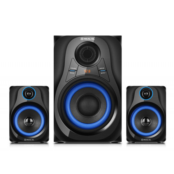 Фото - Комп'ютерна акустика 2.1 REAL-EL M-380 Black