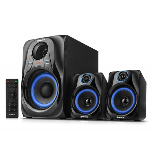 Фото - Комп'ютерна акустика 2.1 REAL-EL M-380 Black