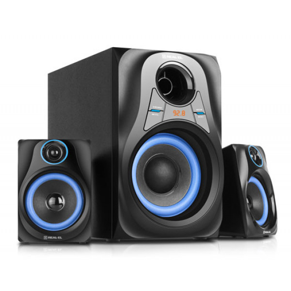 Фото - Комп'ютерна акустика 2.1 REAL-EL M-380 Black