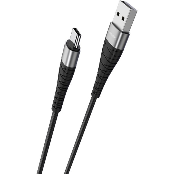 Фото - Кабель BOROFONE BX32 USB to Type-C 2.4A, 1m Black (6931474710451)