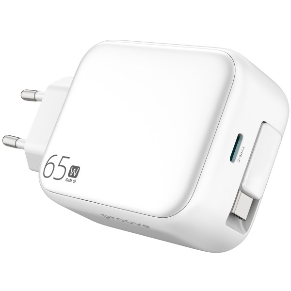 Фото - Сетевое зарядное устройство Proove Fixtape GaN Type-C 65W white (WCFP65010202)