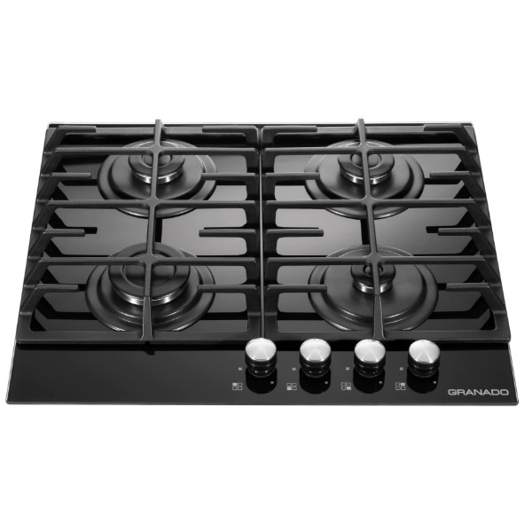 Фото - Варильна поверхня газова GRANADO GGH 62-104 Black Glass