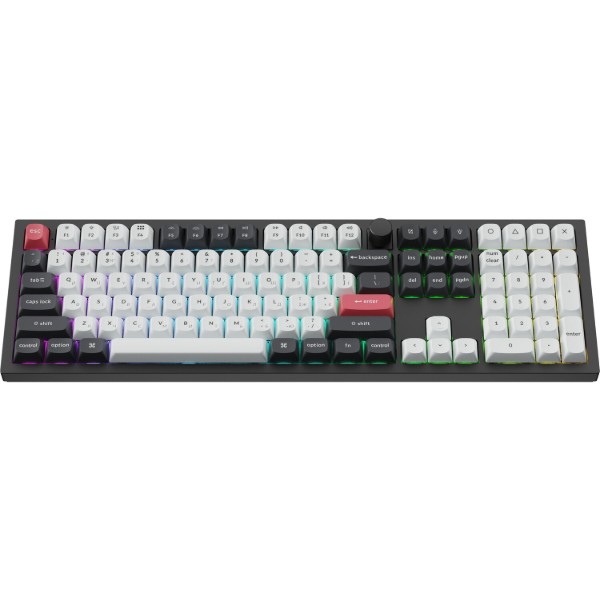 Фото - Клавіатура бездротова Keychron Q6 HE Magnetic Switch Black RGB (Q6H-M1-UA)