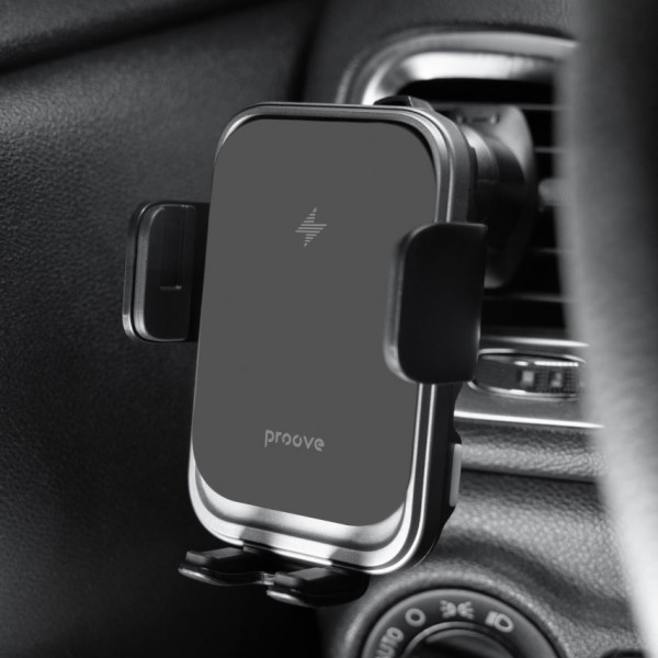 Фото - Автодержатель с беспроводной зарядкой Proove Nitro Charge 15W