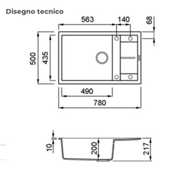Фото - Мийка кухонна Elleci UNICO 310 AVENA 51