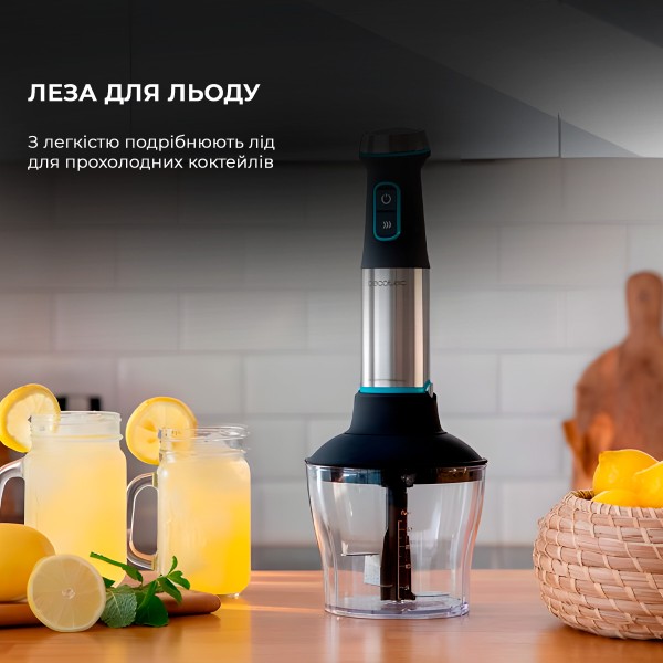 Фото - Блендер погружной Cecotec Power TitanBlack 1200 XL PerfectCream&Crush (CCTC-04293)