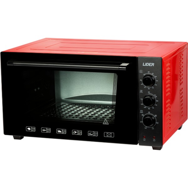 Фото - Піч електрична Lider 4223 Lux Black-Black-Red