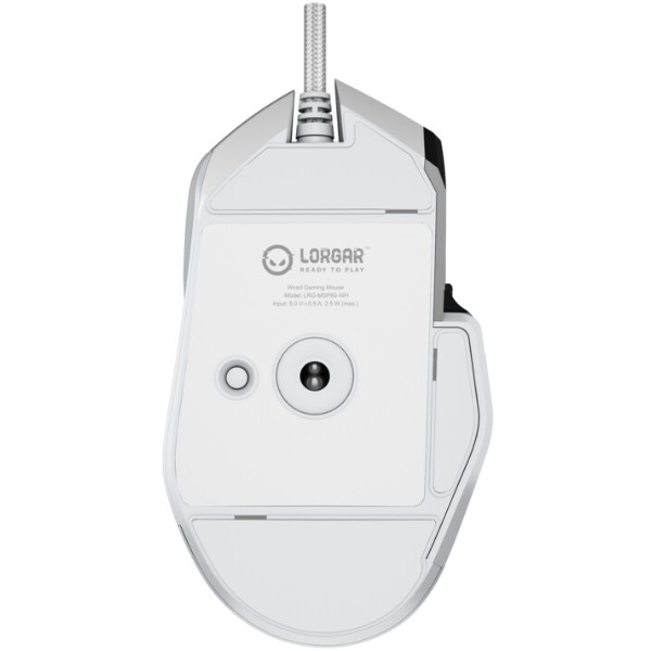 Фото - Миша дротова ігрова Lorgar MSP80 Wired Gaming Mouse Pro White (LRG-MSP80-WH)