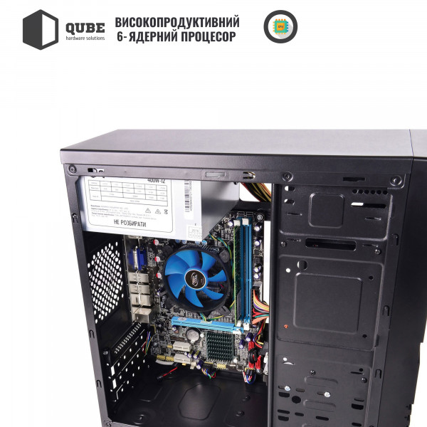 Фото - Системный блок QUBE QB i3 12100 841 (i312100841)