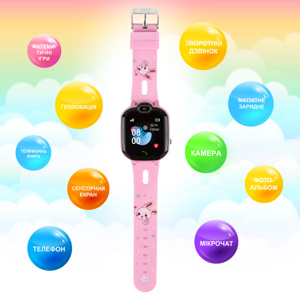 Фото - Дитячий годинник Aura A300 Tracker Pink (AUR-A300-P)