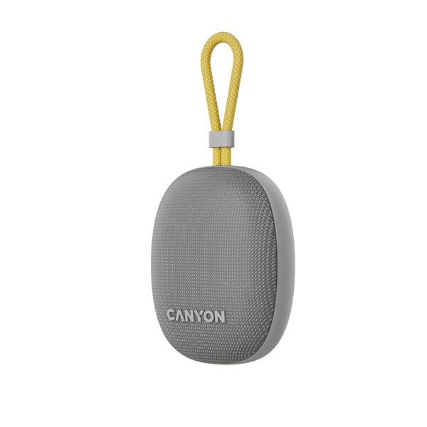 Фото - Портативна акустика Canyon OnMove 12 IPX7 TWS 5W Grey (CNE-CBTSP12GY)