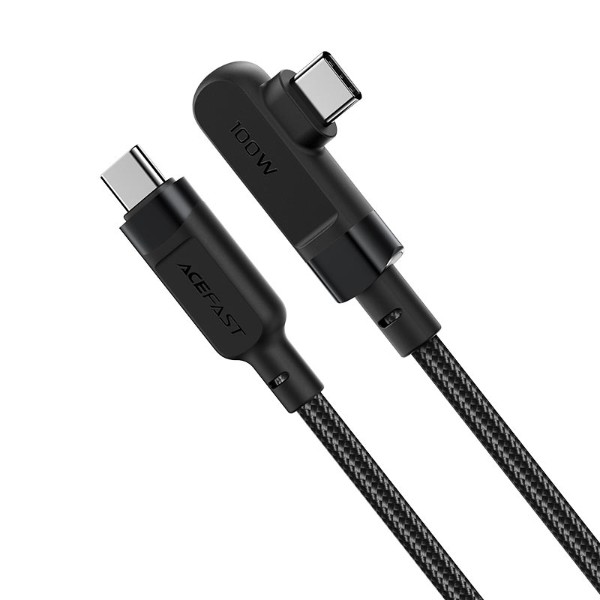 Фото - Кабель AceFast C5-03 USB-C to USB-C 100W 2m Black (6974316281016)