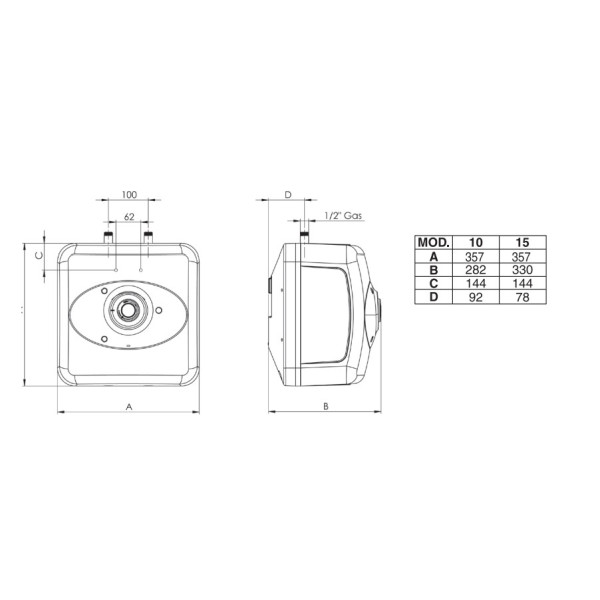 Фото - Водонагреватель Ardesto EWH-15UMWMI (3100842)