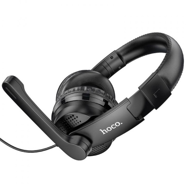 Фото - Гарнитура проводная игровая HOCO W103 Magic tour gaming Black (6931474741615)