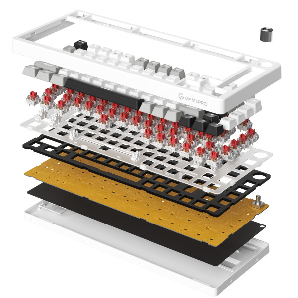 Фото - Клавіатура дротова ігрова GamePro Genesis Silverlight  (MK126)