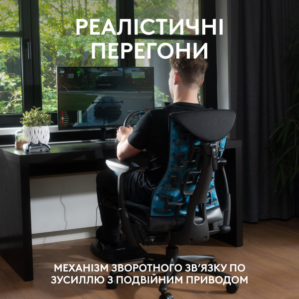 Фото - Кермо Logitech G29 Racing Wheel and Pedals for PS4/PS5 and PC + G435 Black (991-000539)