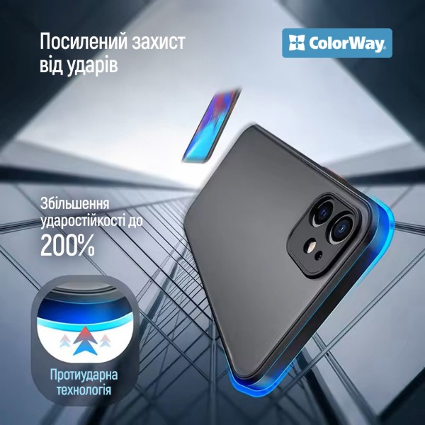 Фото - Чехол для смартфона Colorway Smart Matte Xiaomi Redmi Note 14 Black (CW-CSMXRN14-BK)