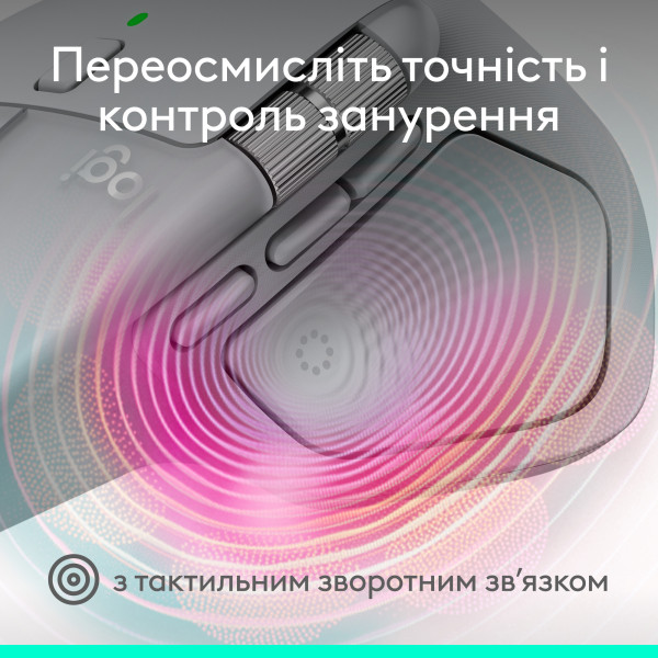 Фото - Миша бездротова Logitech MX Master 4 Performance Pale Grey (910-007563)