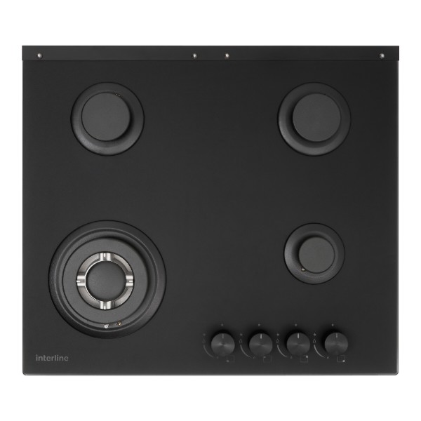 Фото - Варильна поверхня газова Interline HGG 760 FGT BA Nano Matte