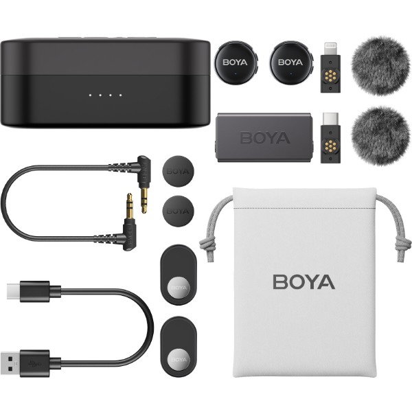 Фото - Микрофон для смартфона Boya LINK 3-01 Type-C/TRS/Lightning Black