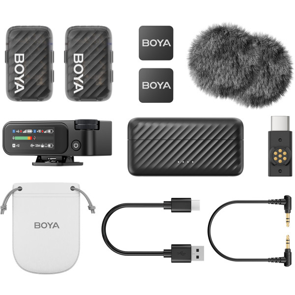 Фото - Микрофон для смартфона Boya MIC 2-02 Type-C/TRS Black