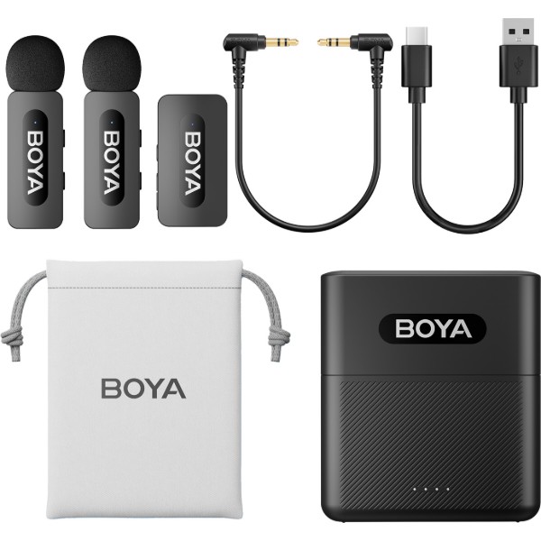 Фото - Микрофон для смартфона Boya BY-V35 TRS for camera Black