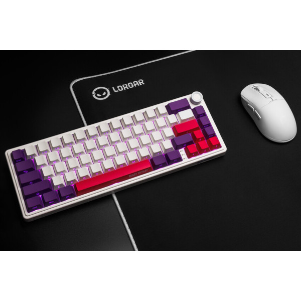 Фото - Клавиатура беспроводная игровая Lorgar KBP70MW Wireless Mechanical Pro White (LRG-KBP70MW-WH-US)
